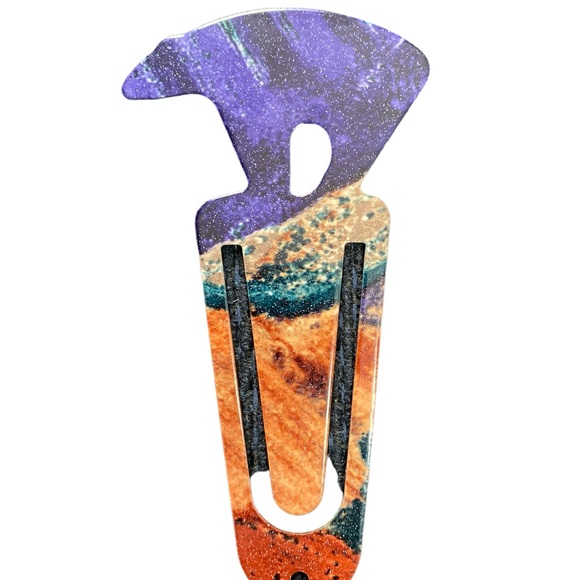 LAZART Native American Style Metal Bookmark. NWOT - Picture 2 of 5